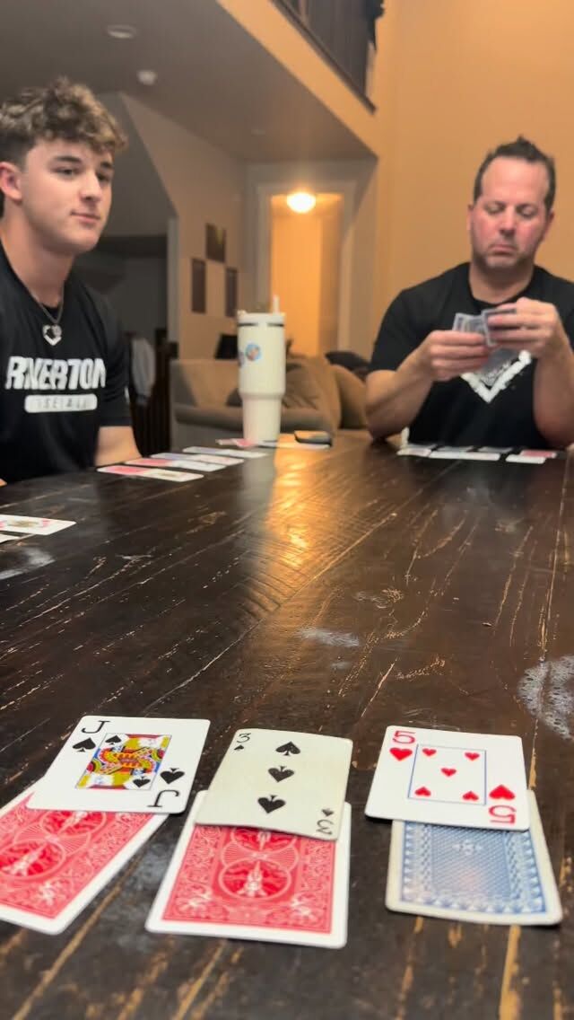 Favorite times: when we’re all (mostly) together.
#familytime #gamenight #fulllife